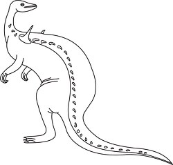 scelidosaurus dinosaur outline clipart