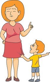 small child pulling mother to show her something
