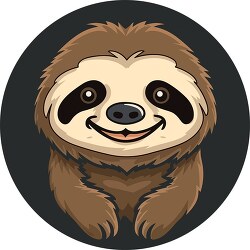 cute smiling sloth animal 2
