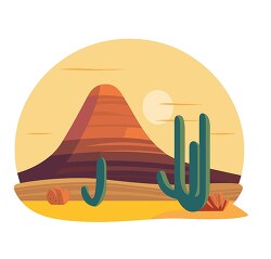desert biome rock formation
